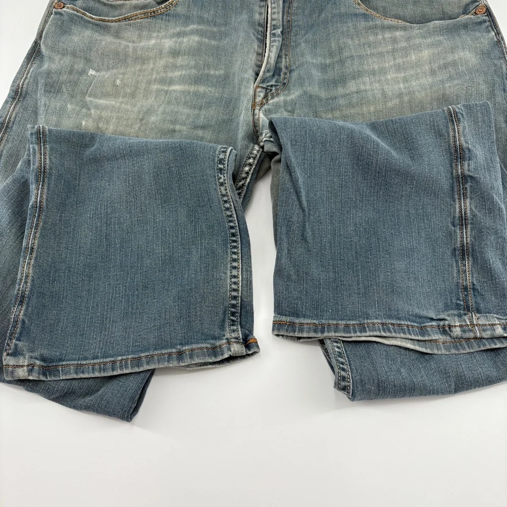 Levi's‎ Men's Blue Denim Jeans Distressed Size 38W x 34L